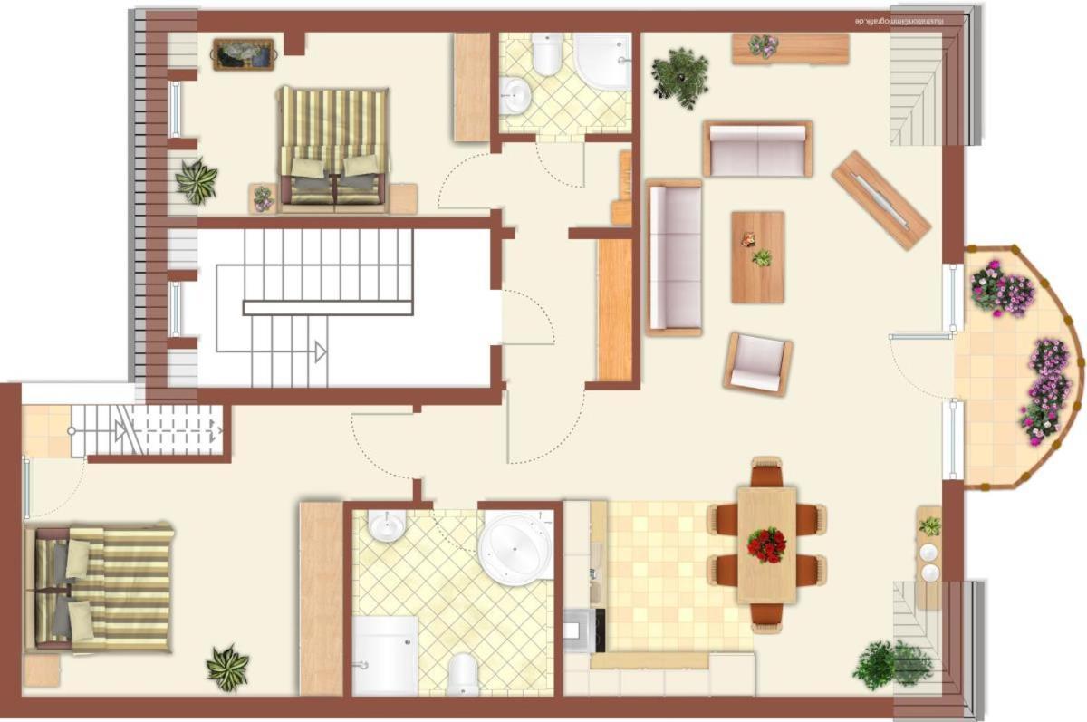 Apartament Sonnendeck, Direkt Am Leuchtturm Rostock Zewnętrze zdjęcie
