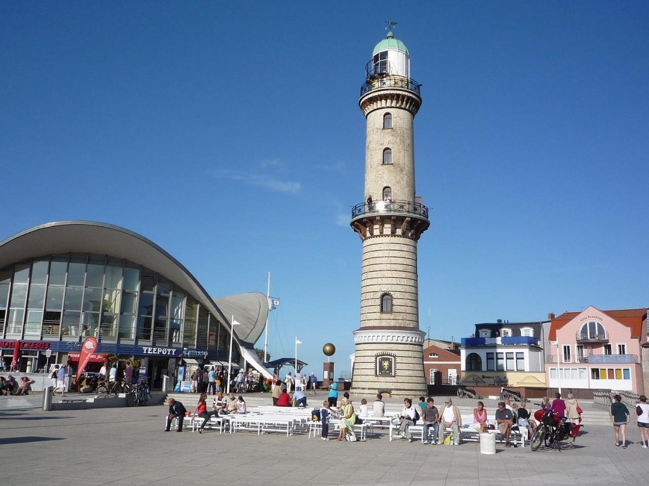 Apartament Sonnendeck, Direkt Am Leuchtturm Rostock Zewnętrze zdjęcie